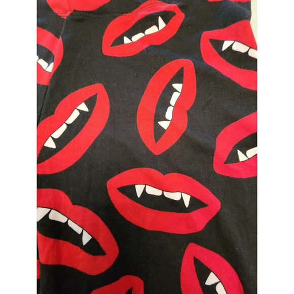 Joe Boxer Leggings SZ Medium Vampire Halloween Spooky - Picture 3 of 6